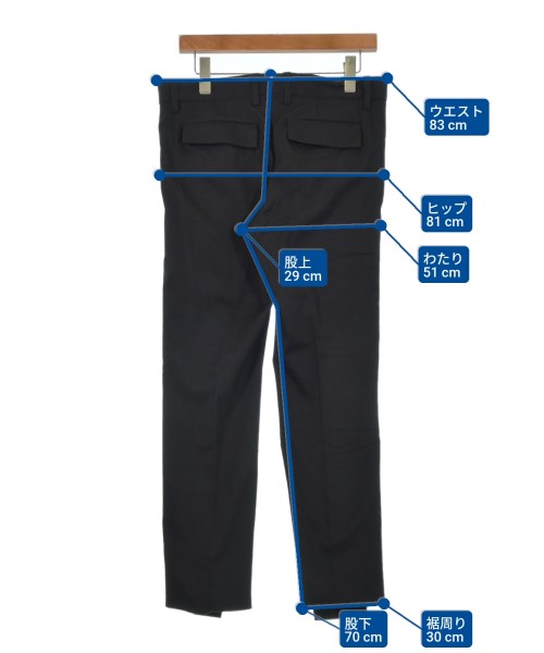 PUBLIC IMAGE（ブリックイメージ）スラックス 黒 サイズ:2(M位) メンズ/2200627164095