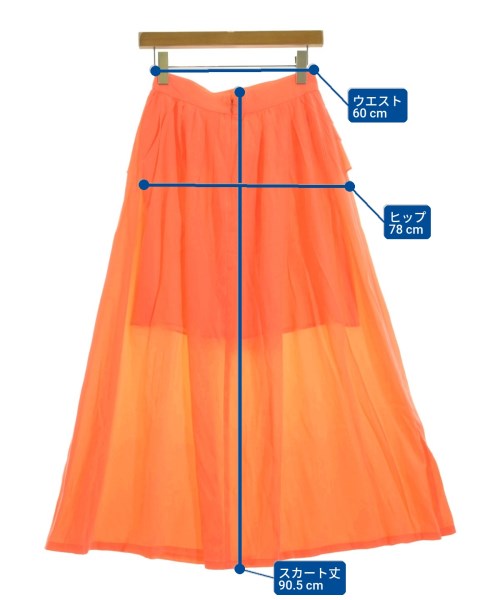 OPENING CEREMONY（オープニングセレモニー）ロング・マキシ丈スカート オレンジ サイズ:S レディース/2200671585051