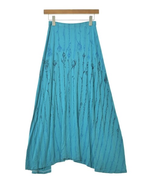 Juana de Arco(ホォアナデアルコ)ロング・マキシ丈スカート 青 サイズ:M/2200632288236