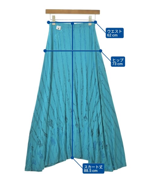 Juana de Arco（ホォアナデアルコ）ロング・マキシ丈スカート 青 サイズ:M レディース/2200632288236