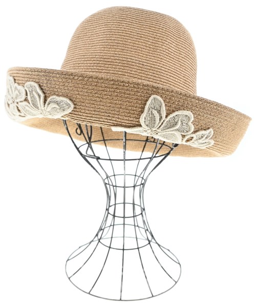 Athena New York(アシーナニューヨーク)ストローハット ベージュ サイズ:-/2200674140110