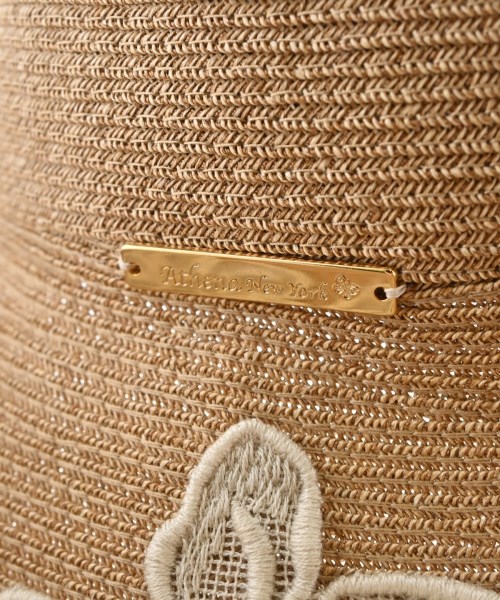 Athena New York（アシーナニューヨーク）ストローハット ベージュ サイズ:- レディース/2200674140110
