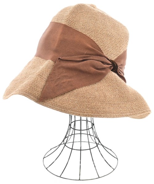 Athena New York(アシーナニューヨーク)ストローハット 茶 サイズ:-/2200667026025