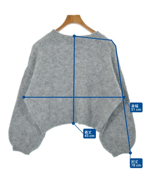 FREE'S MART（フリーズマート）ニット・セーター グレー サイズ:F レディース/2200631842217