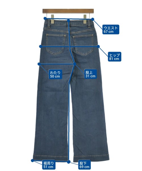 FREE'S MART（フリーズマート）デニムパンツ 紺 サイズ:S レディース/2200612725027