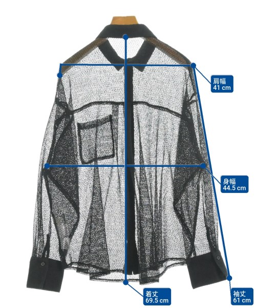 FREE'S MART（フリーズマート）カジュアルシャツ 黒 サイズ:FR レディース/2200612811027