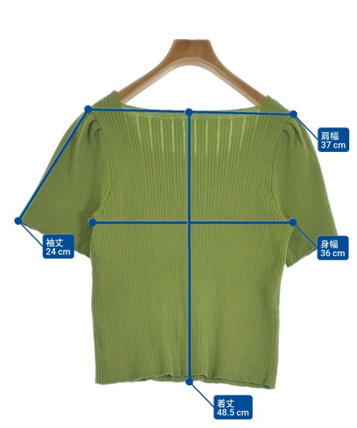 FREE'S MART（フリーズマート）ニット・セーター 緑 サイズ:F レディース/2200615647173