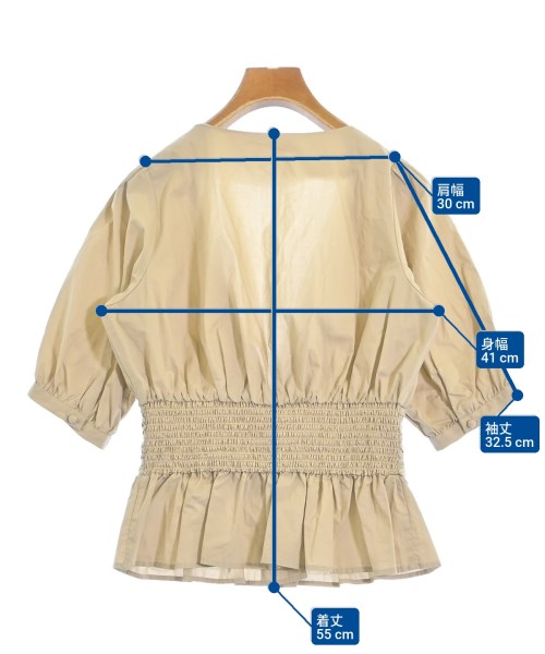 FREE'S MART（フリーズマート）ブラウス ベージュ サイズ:FR レディース/2200650368057