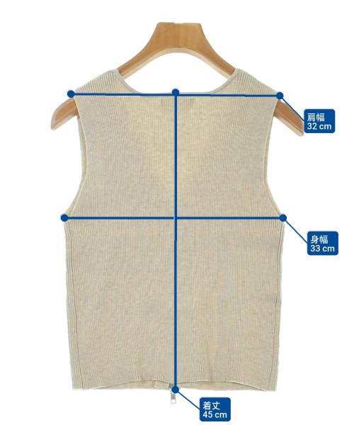 FREE'S MART（フリーズマート）ベスト ベージュ サイズ:F レディース/2200632683086