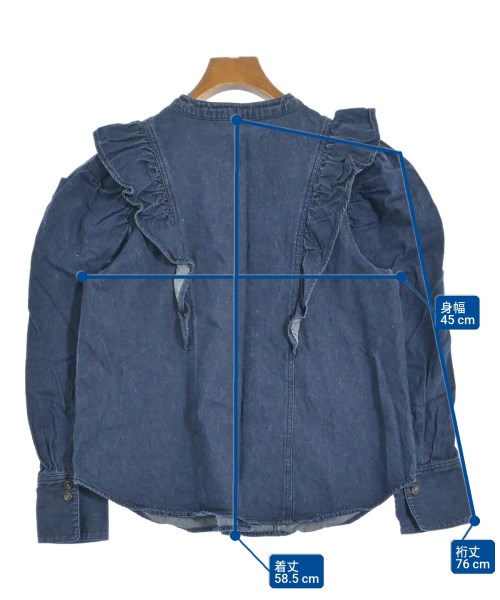 FREE'S MART（フリーズマート）ブラウス 紺 サイズ:F レディース/2200643122062