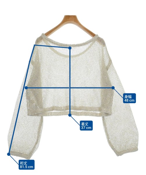 FREE'S MART（フリーズマート）ニット・セーター ベージュ サイズ:F レディース/2200660008066