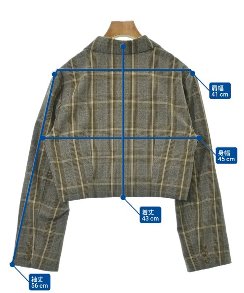 FREE'S MART（フリーズマート）テーラードジャケット グレー サイズ:S レディース/2200668671019