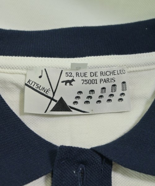 KITSUNE（キツネ）ポロシャツ 白 サイズ:S メンズ/2200620617741