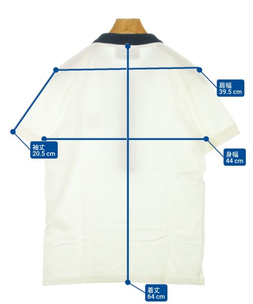 KITSUNE（キツネ）ポロシャツ 白 サイズ:S メンズ/2200620617741