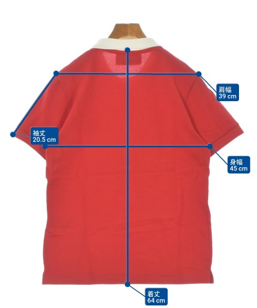 KITSUNE（キツネ）ポロシャツ 赤 サイズ:S メンズ/2200634891564