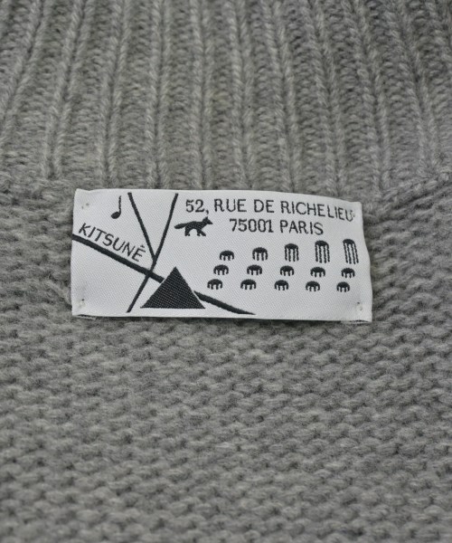 KITSUNE（キツネ）カーディガン グレー サイズ:M メンズ/2200650925052