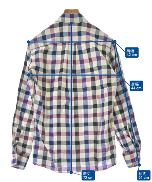 KITSUNE（キツネ）カジュアルシャツ 青 サイズ:XS メンズ/2200657132484