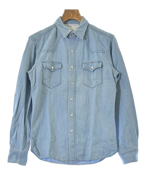 KITSUNE(キツネ)カジュアルシャツ 青 サイズ:XS/2200657132491