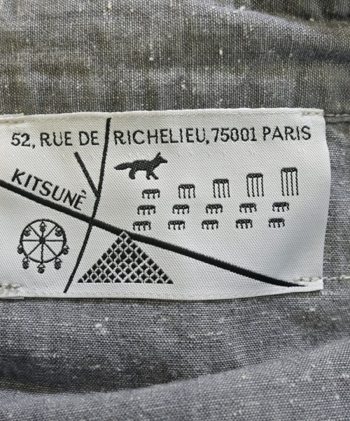 KITSUNE（キツネ）カジュアルシャツ グレー サイズ:XS メンズ/2200657132507