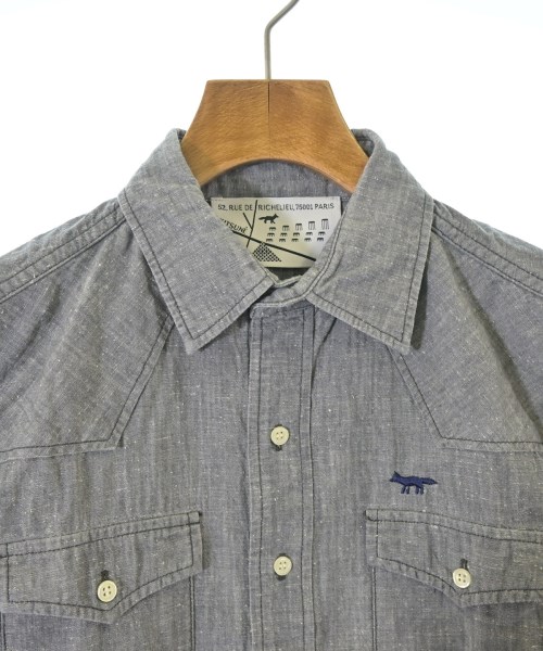 KITSUNE（キツネ）カジュアルシャツ グレー サイズ:XS メンズ/2200657132507