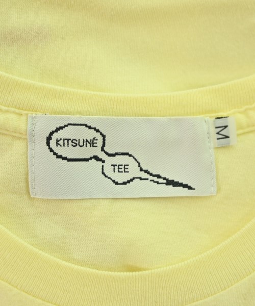 KITSUNE（キツネ）Tシャツ・カットソー 黄 サイズ:M メンズ/2200689256141