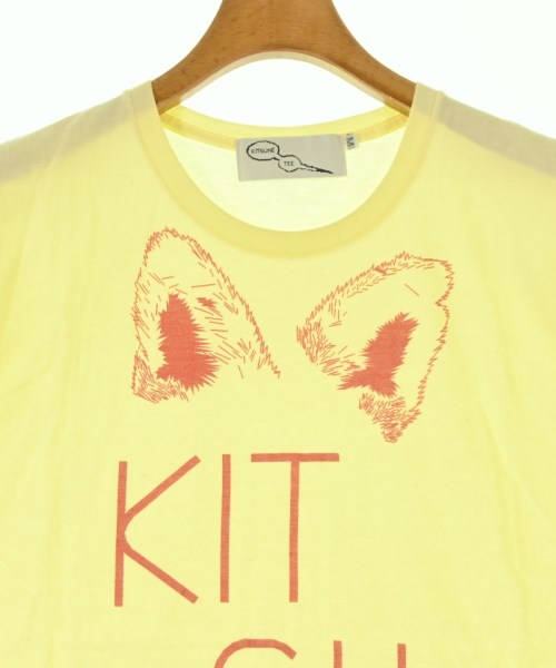 KITSUNE（キツネ）Tシャツ・カットソー 黄 サイズ:M メンズ/2200689256141