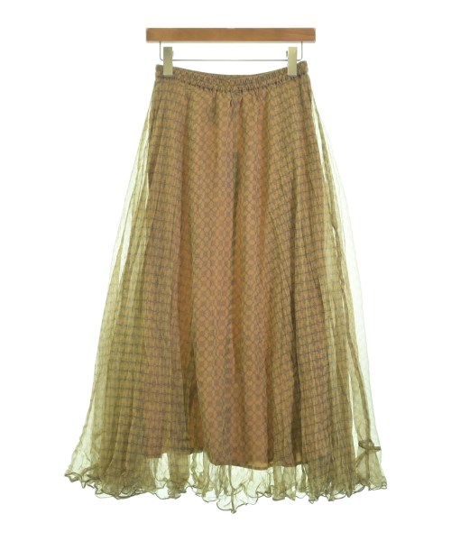MES DEMOISELLES...（メドモワゼル）ロング・マキシ丈スカート ベージュ サイズ:36(S位) レディース/2200625757152