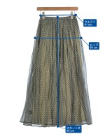 MES DEMOISELLES...（メドモワゼル）ロング・マキシ丈スカート グレー サイズ:34(XS位) レディース/2200608123066