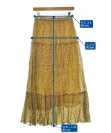 MES DEMOISELLES...（メドモワゼル）ロング・マキシ丈スカート 黄 サイズ:36(S位) レディース/2200702135248