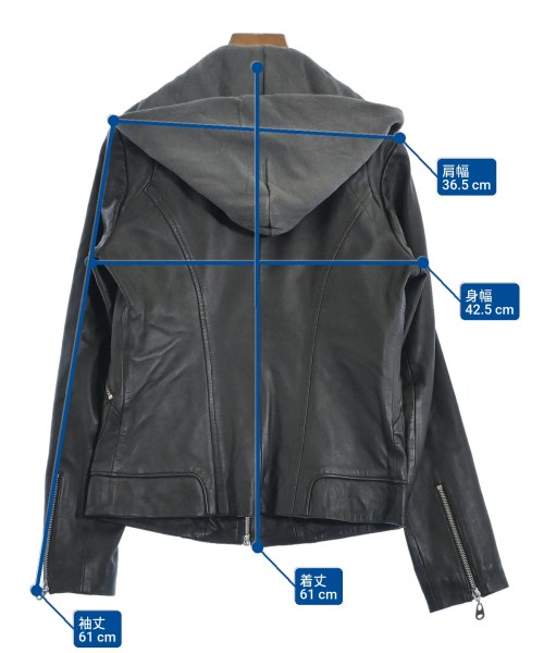 doma（ドマ）ライダース 黒 サイズ:S レディース/2200643568037