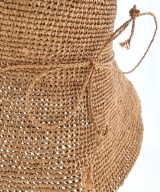 Sans-Arcidet（サンアルシデ）ストローハット 茶 サイズ:59 レディース/2200619669263