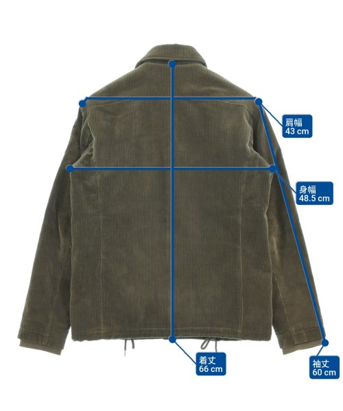 417（フォーワンセブン）ダウンジャケット/ダウンベスト カーキ サイズ:S メンズ/2200637814027