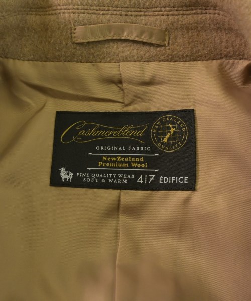 417（フォーワンセブン）チェスターコート ベージュ サイズ:S メンズ/2200638764031