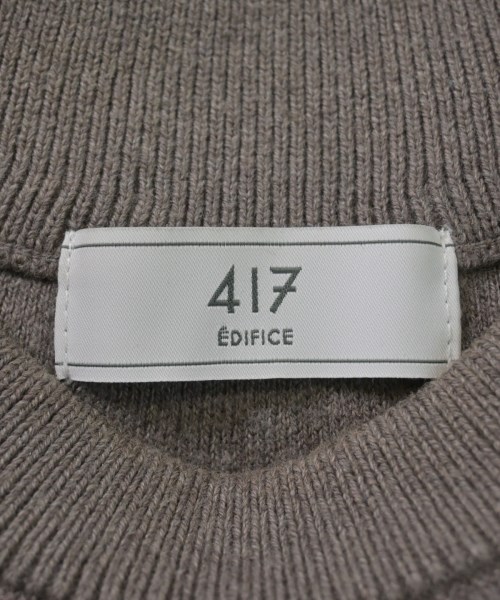 417（フォーワンセブン）ニット・セーター 茶 サイズ:S メンズ/2200629407053