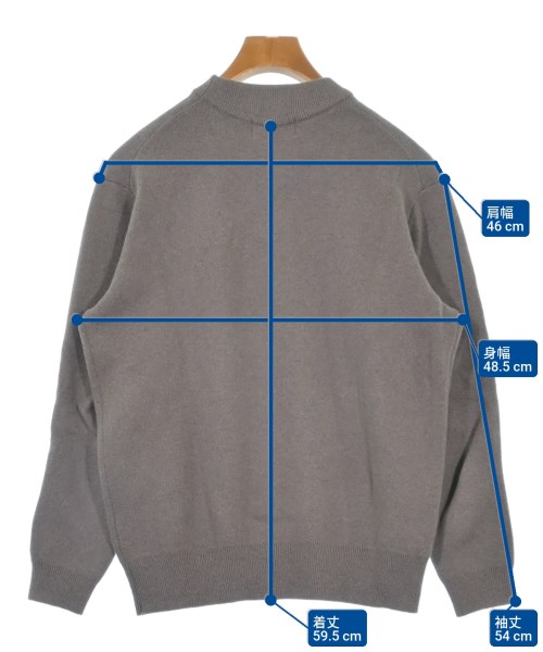 417（フォーワンセブン）ニット・セーター 茶 サイズ:S メンズ/2200629407053