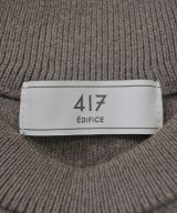 417（フォーワンセブン）ニット・セーター 茶 サイズ:S メンズ/2200629407053
