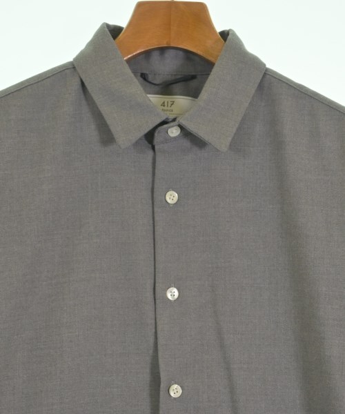417（フォーワンセブン）カジュアルシャツ グレー サイズ:L メンズ/2200615332086