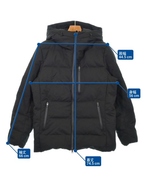 417（フォーワンセブン）ダウンジャケット/ダウンベスト 黒 サイズ:XL メンズ/2200624798026