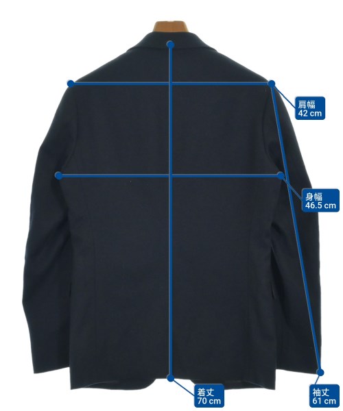 417（フォーワンセブン）テーラードジャケット 紺 サイズ:S メンズ/2200625810123