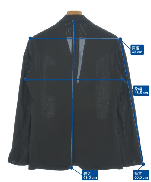 417（フォーワンセブン）カジュアルジャケット 黒 サイズ:M メンズ/2200625810246