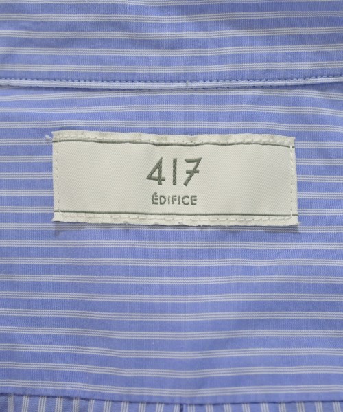 417（フォーワンセブン）カジュアルシャツ 青 サイズ:M メンズ/2200611958044