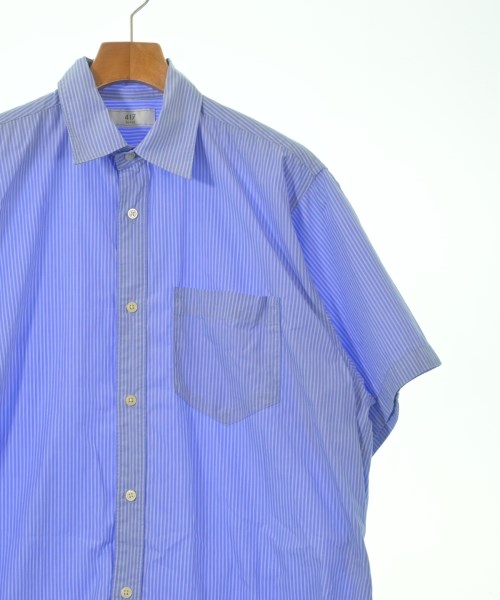 417（フォーワンセブン）カジュアルシャツ 青 サイズ:M メンズ/2200611958044