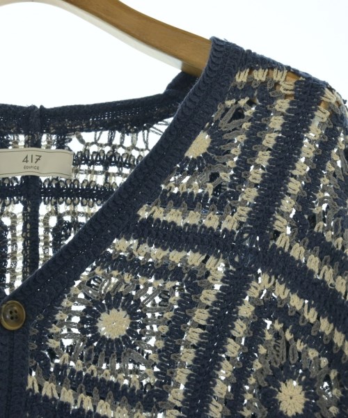 417（フォーワンセブン）カーディガン 青 サイズ:M メンズ/2200615429052