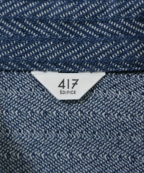 417（フォーワンセブン）カジュアルシャツ 青 サイズ:M メンズ/2200673697042