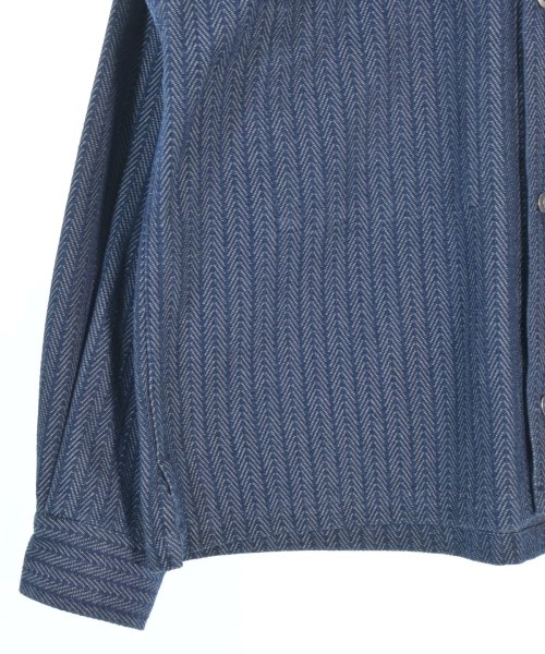 417（フォーワンセブン）カジュアルシャツ 青 サイズ:M メンズ/2200673697042