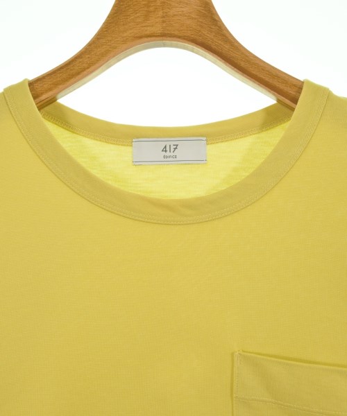 417（フォーワンセブン）Tシャツ・カットソー 黄 サイズ:M メンズ/2200681156098