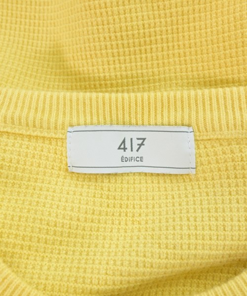 417（フォーワンセブン）スウェット 黄 サイズ:L メンズ/2200681650060