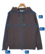 417（フォーワンセブン）パーカー 茶 サイズ:S メンズ/2200689588013