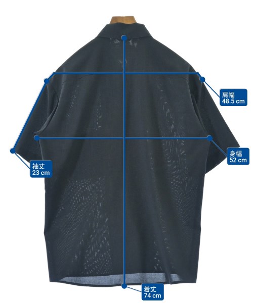 417（フォーワンセブン）カジュアルシャツ 紺 サイズ:L メンズ/2200652980011