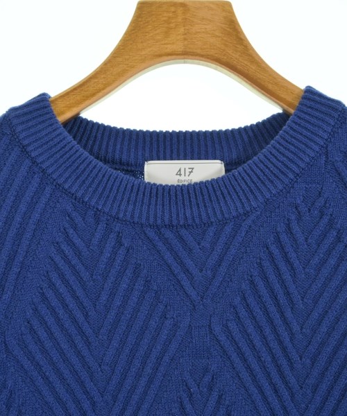 417（フォーワンセブン）ニット・セーター 青 サイズ:M メンズ/2200641599026